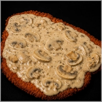 Champignonroomsaus schnitzel los