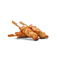 2 kipsaté stokjes 100 gram met satesaus 